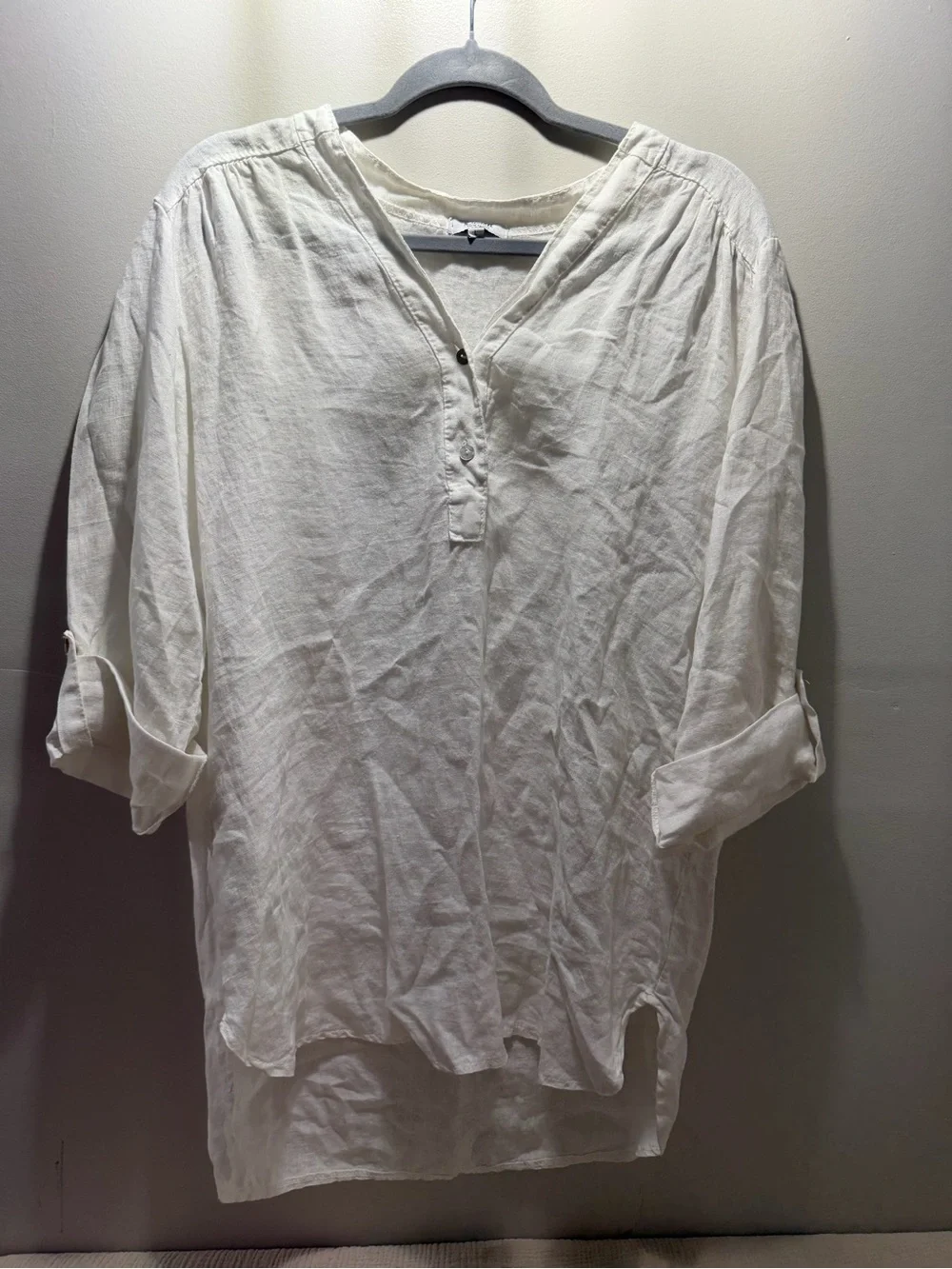 Women’s White Beach Cover-Up Tunic